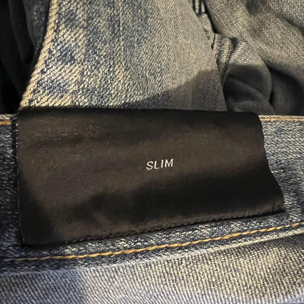 Balmain Distressed Biker Jeans - Picture 5 of 7
